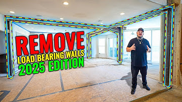 How To Replace a Load Bearing Wall With Structural Steel!
