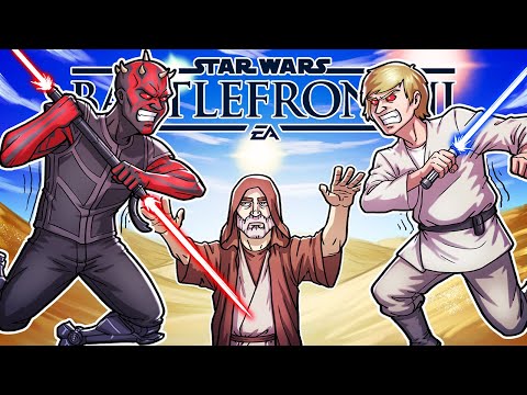 Video: Tühistatud Star Wars Battlefront 4 Kunstinäitused Näevad Tumedat Poolt Luke, Jedi Maul