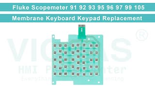 Fluke Scopemeter 91 92 93 95 96 97 99 105 Membrane Keyboard Repair