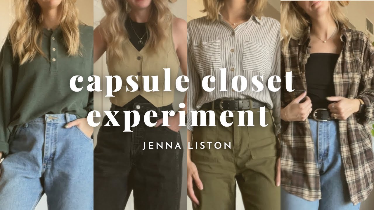 Capsule Closet Experiment - Shrinking my closet to 30 items for 30 days!!