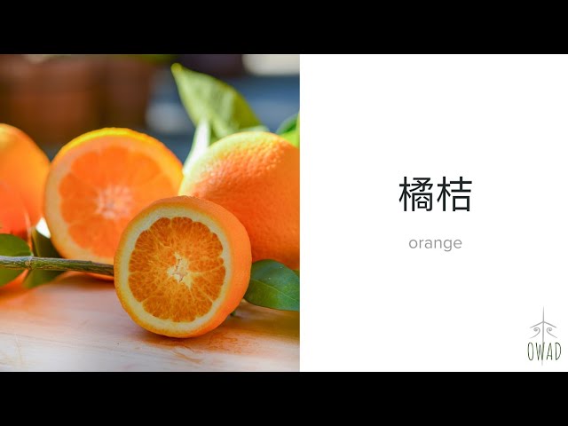 Orange (橘桔) | S4E269 | OWAD Learning Mandarin Chinese - YouTube