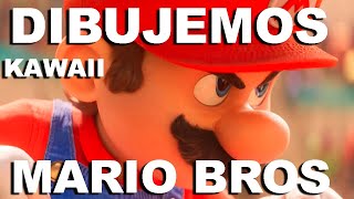 Como Dibujar A Mario Bros kawaii 🎮 Paso a Paso #dibujo #mariobros
