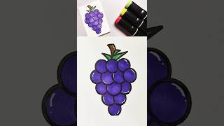 Mewarnai Gambar Buah Anggur🍇#art #shorts #fyp #mewarnai #mewarnaidenganspidol #mewarnaigambar