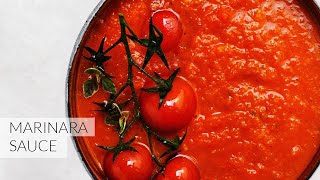 My Favorite Homemade MARINARA SAUCE in 5 Minutes