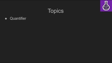 Quantifier | Discrete Math