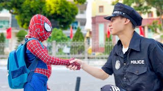 PRO 6 SUPERHERO TEAM || Hey Spider-Man, Rescue Kid Spider From JOKER ?? ( Mansion Battle )
