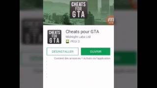 Application de codes triche pour gta5 histoire screenshot 3