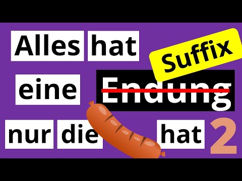 Video: Ist verstehen ein Suffix?