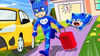 Daddy, Please Take Me Along..??! Don't Leave Me Alone! Catboy's Life Story ||  PJ MASKS Animation