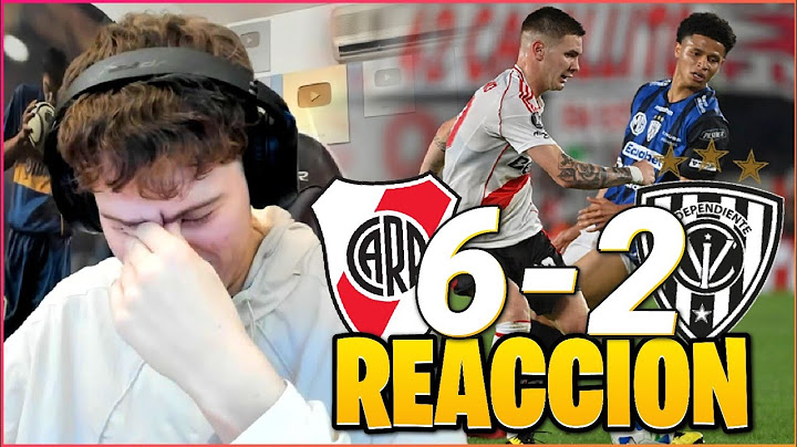GRITÓ EL 1 - 2 DE INDEPENDIENTE DEL VALLE Y RIVER LO TERMINÓ GANANDO 6 - 2 | REACCIÓN DAVOO XENEIZE