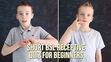 Short BSL Receptive Quiz for Beginners