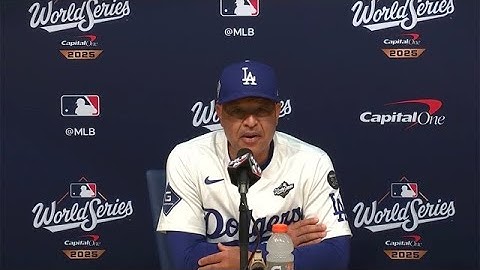 2025 World Series: Dave Roberts on Game 5 loss, Dodgers on brink of elimination