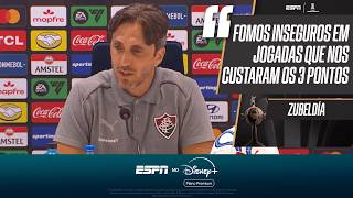 ZUBELDÍA APONTA FLUMINENSE "INSEGURO" CONTRA O RIVADAVIA NA LIBERTADORES