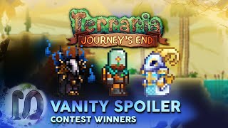 TERRARIA 1.4 JOURNEY'S END - NEW VANITY ITEMS SPOILER REVIEW /Terraria Community Contest WINNERS