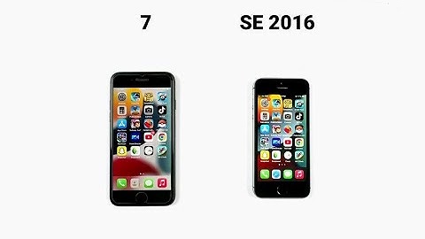 So sánh iphone se và 7 năm 2024