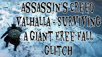 AC Valhalla - Surviving A Giant Free Fall Glitch