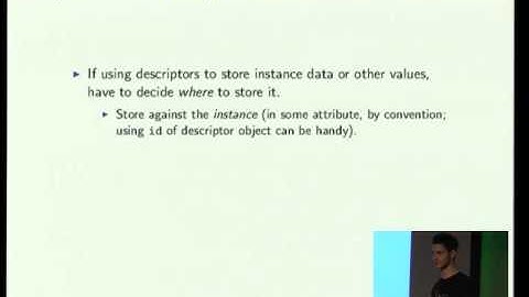 Descriptors: attribute access redefined by Fraser Tweedale