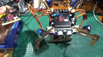 自作Micro:bit 4足歩行ロボ