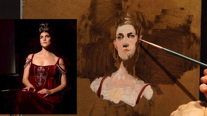 2016 Portrait Painting of Costumed Model with Comm...