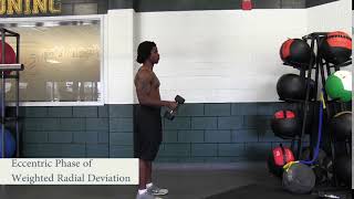 Eccentric Phase of Weighted Radial Deviation