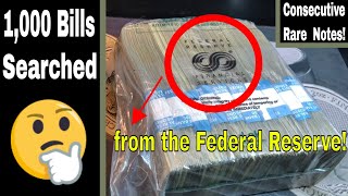 Searching $1,000 in $1 Federal Reserve Notes - Rare Star Notes Found! Profile