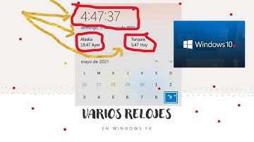 CÓMo Ver Varias Zonas Horarias En El Reloj De Windows  Al Mismo Tiempo