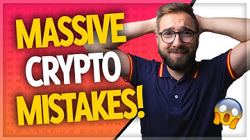 5 WORST crypto mistakes that cost crypto investors dearly... 😱 (how to avoid these)
