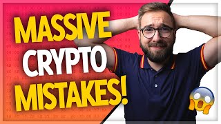 5 WORST crypto mistakes that cost crypto investors dearly... 😱 (how to avoid these)