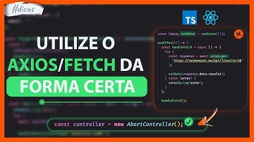 A forma CORRETA de fazer REQUISIÇÕES utilizando o useEffect + Axios - Tutorial na prática
