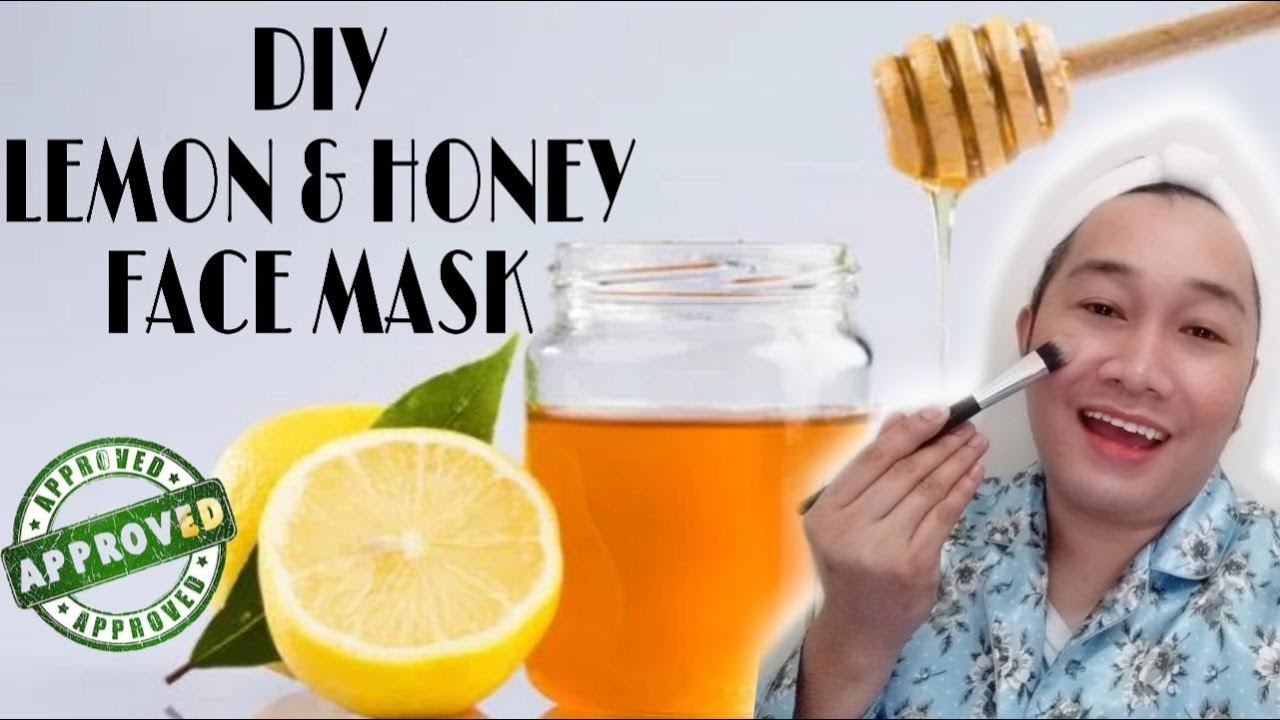 TUTORIAL DIY LEMON & HONEY FACE MASK FOR CLEAR SKIN + BENEFITS YouTube