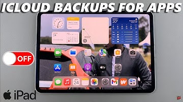 iPad: How To Disable iCloud Backups For Specific Apps