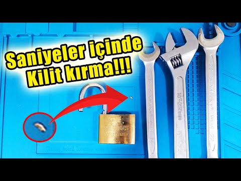 Doğru Yöntemle Açık Ağız Anahtar İle Asma Kilit Kırmak | Kilit Kırma | Acemi Çilingir