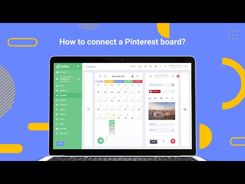 How to connect a Pinterest board?