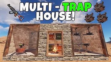 RUST | USING CAUGHT PLAYERS AS BAIT in a MULTI-TRAP, TRAP BASE!