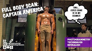 Full Body Scanning Chris Evans!!! Photogrammetry or 3D scanner?