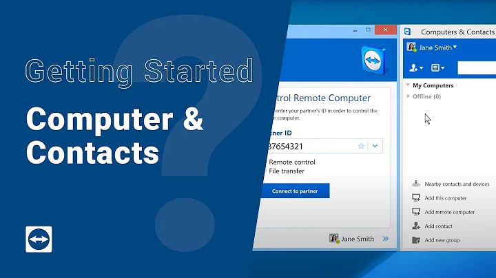 Getting Started with TeamViewer - Computers & Contacts