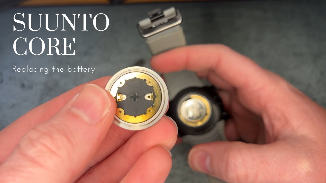 skelet Bisschop Inspecteur Changing the Suunto Core Battery - YouTube