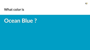 Ocean Blue color #009dc4 hex color - Blue color - Warm color 009dc4