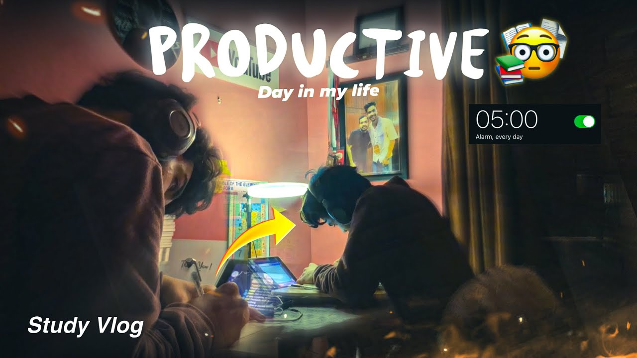 A Highly Productive Day📚🔥| JEE/NEET Aspirants | Study Vlog ~ ft:Dropper 