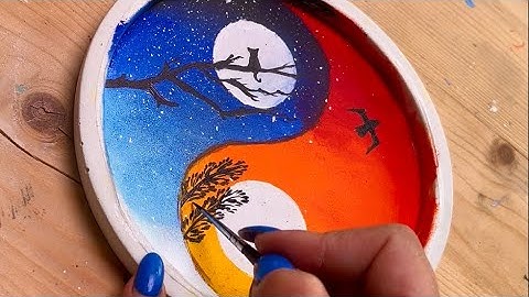 Easy Tutorial | Yin Yang | Acrylic Painting