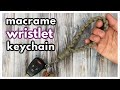 Macrame Wristlet Keychain // Easy DIY Tutorial