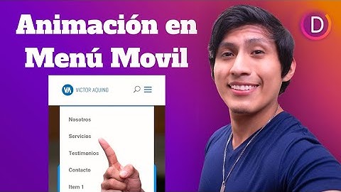 🥇Agregar animación de cascada en elementos de Menú Móvil Divi🥇 Css Divi Menu