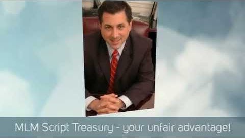 mlm scripts recruiting and handling objections MLM Script Treasury Network Marketing Phone Scripts