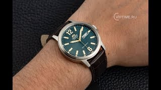 Мужские механические часы Orient RA-AA0C06E19B с зеленым циферблатом