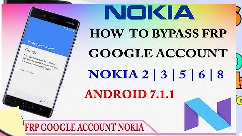 Nokia 1 TA 1060 FRP Google Account Lock Remove Without PC