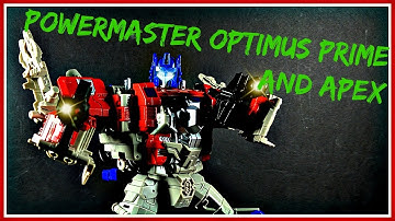 Transformers Generations: Titans Return ||  Powermaster Optimus Prime and Apex(Hi-Q)