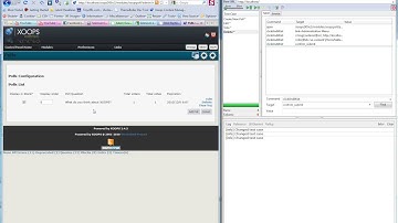 Testing XOOPS Modules with Selenium IDE using Firefox