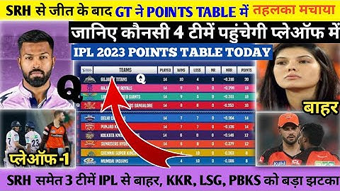 ipl 2023 points table today | ipl 2023 points table