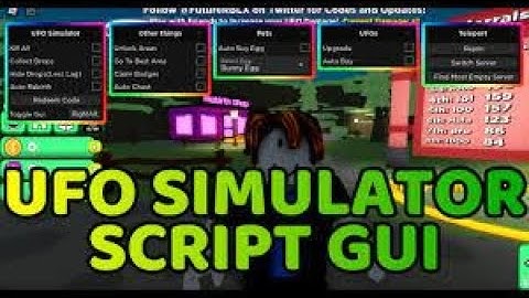 [WORKING!] ROBLOX UFO SIMULATOR SCRIPT GUI | OP FEATURES (PASTEBIN) 2022