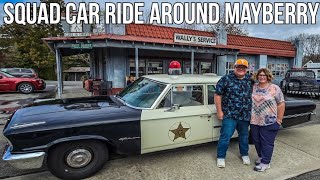 Mayberry Squad Car Tour Andy Griffith Home Town Mount Airy North Carolina 2024